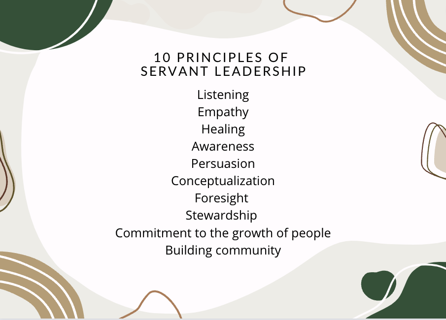 10 principles of servant management