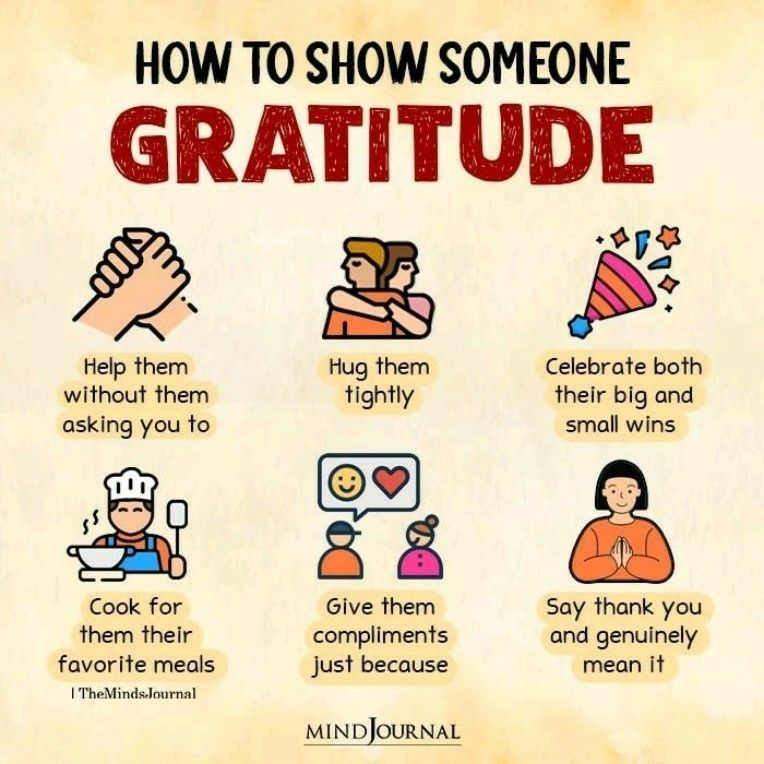 How to show someone gratitude