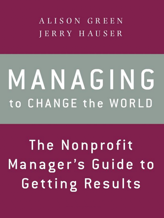 Managing to Change the World Book Cover